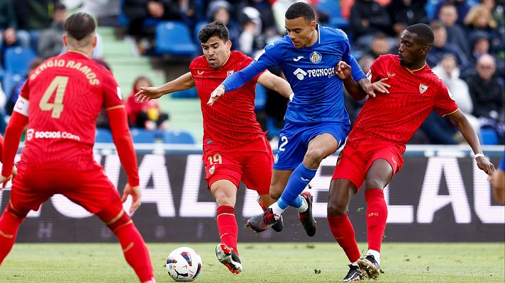 Resúmenes de LaLiga - Getafe - Sevilla: resumen del partido de la 30ª jornada de Liga