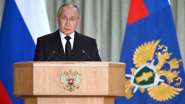 Telediario Internacional - Putin admite que el atentado de Moscú fue obra de yihadistas, pero insiste en vincularlo con Ucrania