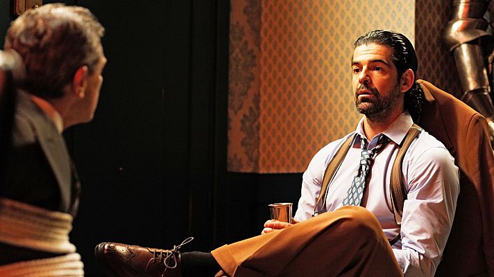 Salón de té La Moderna - César Morel amenaza a Bernabé