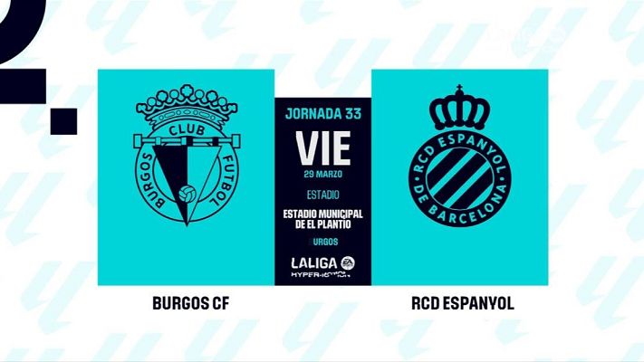 Resúmenes de LaLiga - Burgos - Espanyol: resumen del partido, 33ª jornada | 2ª