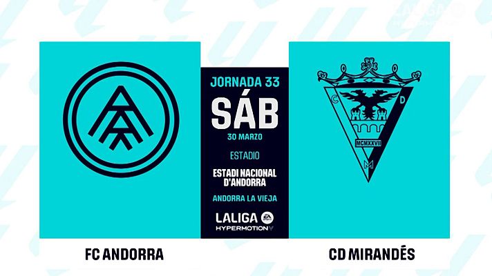 Resúmenes de LaLiga - Andorra - Mirandés: resumen del partido, 33ª jornada | 2ª