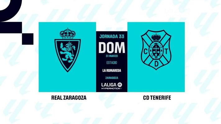 Resúmenes de LaLiga - Real Zaragoza - Tenerife: resumen del partido, 33ª jornada | 2ª