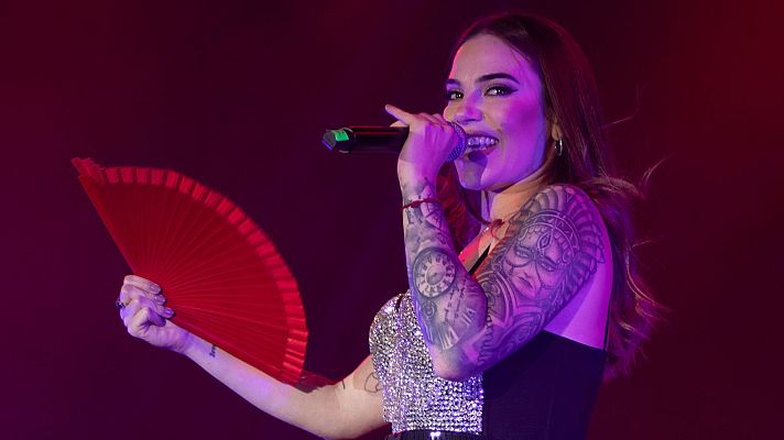 Eurovisión - María Isabel canta "Antes Muerta Que Sencilla"