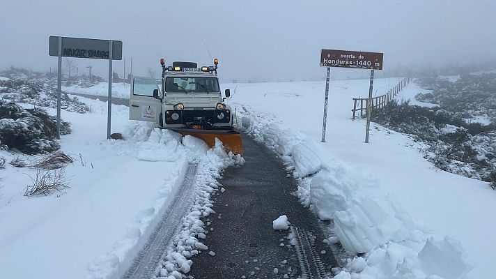 Telediario Fin de Semana - La borrasca Nelson deja lluvia, viento y nieve en casi todo el país