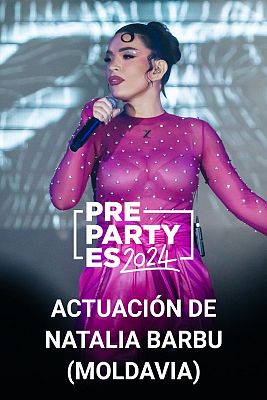 Eurovisión - Natalia Barbu (Moldavia) canta "In The Middle"