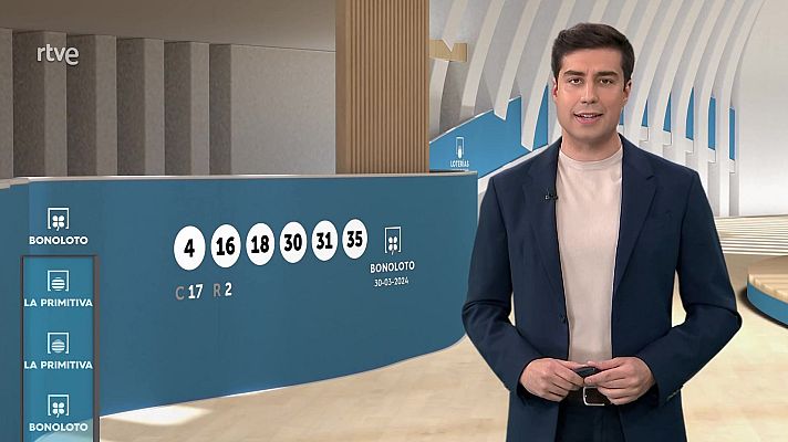 Loterías - Sorteo de la Bonoloto y Primitiva del 30/03/2024