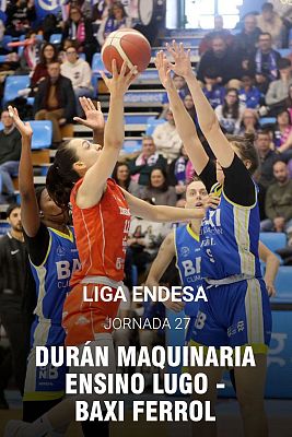 Baloncesto en RTVE - Liga Endesa 27ª Jornada: Valencia Duran Maquinaria Ensino - Baxi Ferrol
