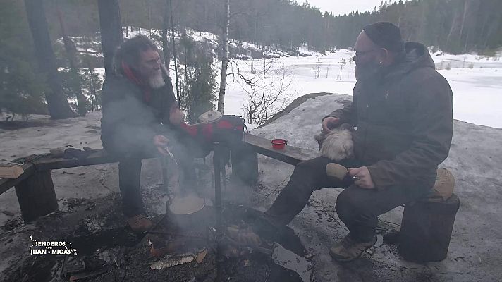 Senderos con Juan y Migas - Una buena hoguera