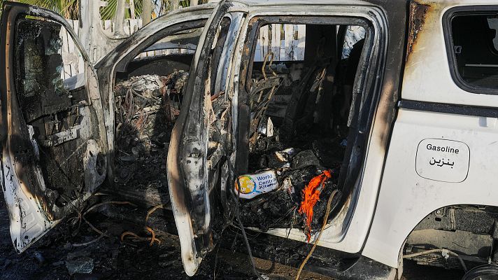 La hora de La 1 - Un ataque israelí mata a siete miembros de la ONG del chef José Andrés en Gaza