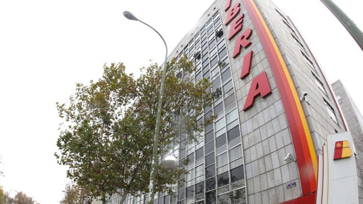 Telediario 1 - Se mantiene la huelga en Iberia