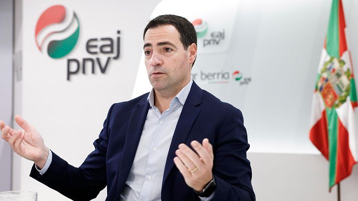 La noche en 24h - Imanol Pradales, candidato del PNV a lehendakari: "De EH Bildu nos separa un abismo en determinados temas que son relevantes"