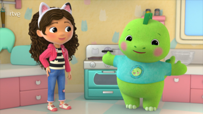 Esponjisaurio - La casa de muñecas de Gabby | Ver