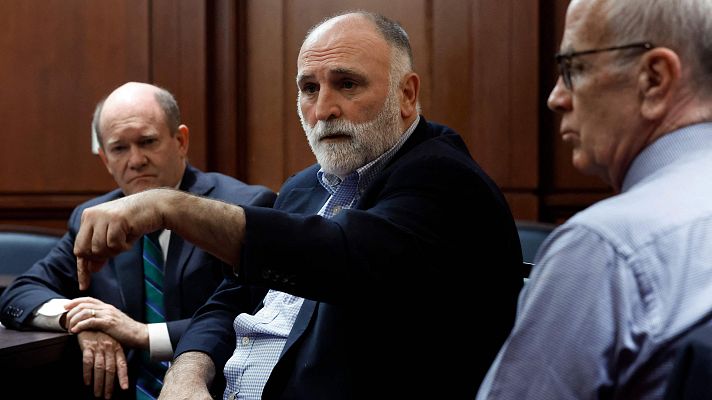 Telediario 2 - José Andres, tras la muerte de siete cooperantes de su ONG: "Fuimos atacados deliberadamente"