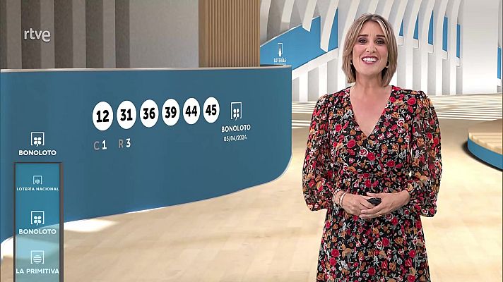 Loterías - Sorteo de la Bonoloto y Primitiva del 03/04/2024