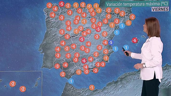 El tiempo - Intervalos de viento fuerte con rachas muy fuertes en el noroeste de Galicia y montaña de Asturias