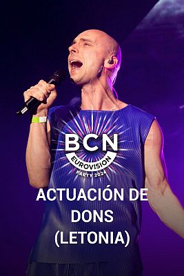 Eurovisión - Dons (Letonia) canta "Hollow"