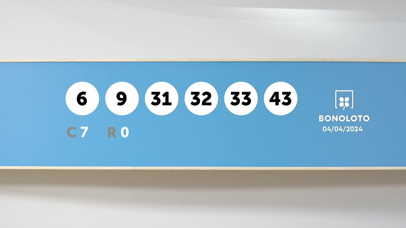 Sorteo de la Lotería Bonoloto del 04/04/2024 - Ver ahora