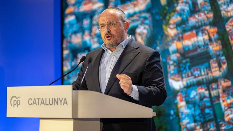 Debate sobre la amnistía: Alejandro Fernández afirma que los presidentes del PSOE "se esconden" - La hora de La 1 | Ver