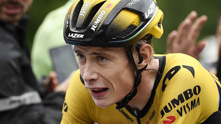 Telediario 1 - Vingegaard sufrió un neumotórax en la caída en la Itzulia