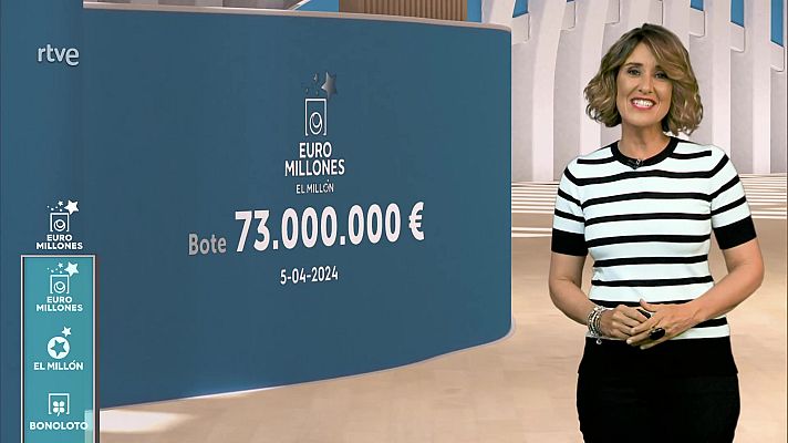 Loterías - Sorteo de la Bonoloto y Euromillones del 05/04/2024