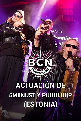 Eurovisión - Actuación de 5Miinust y Puuuluup (Estonia)
