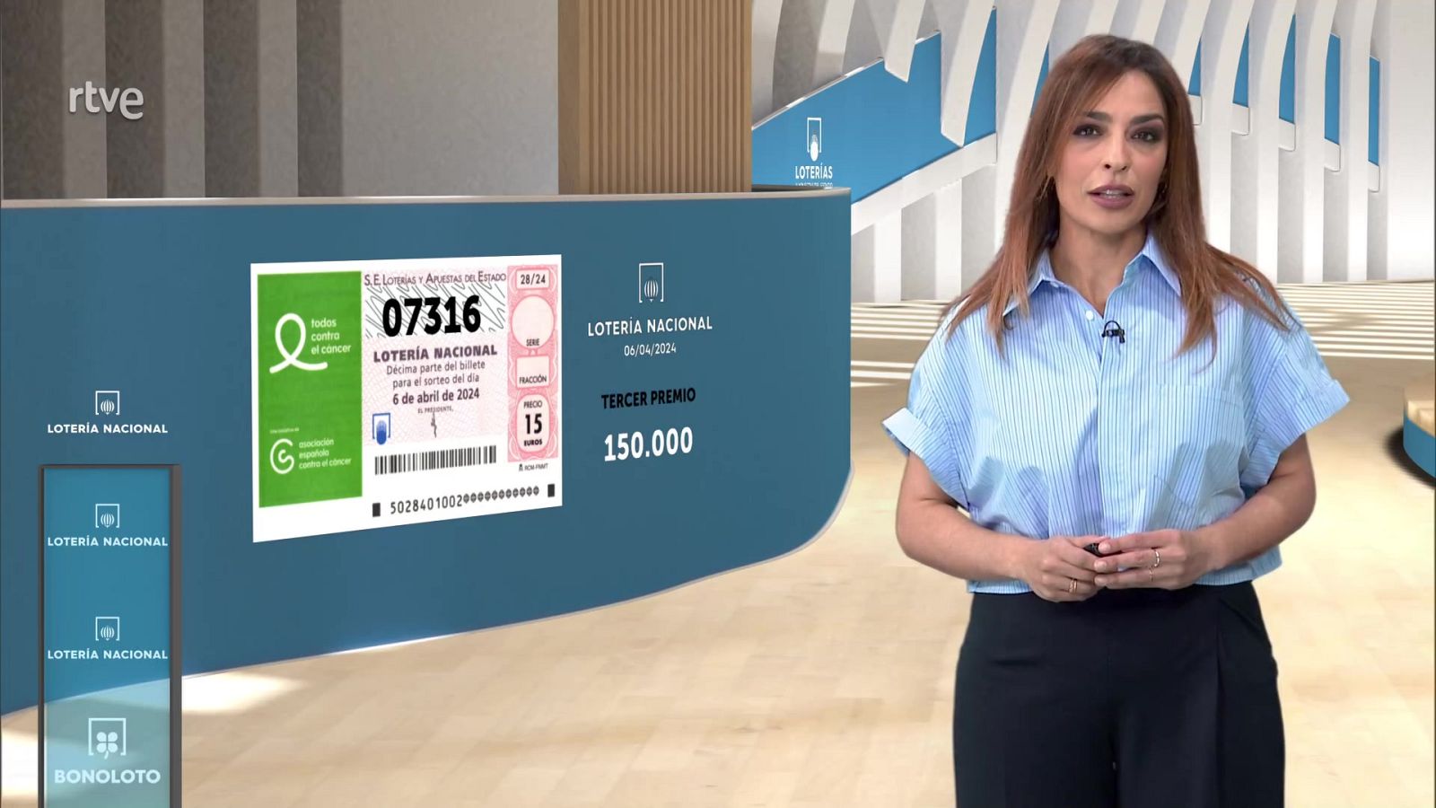 Sorteo de la Lotería Nacional del 06/04/2024 - ver ahora