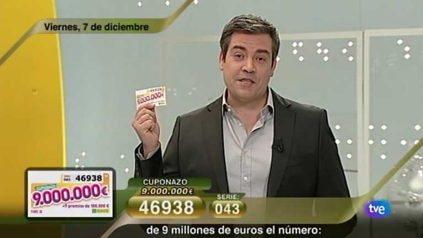 Sorteo ONCE - 07/12/12 - Ver ahora