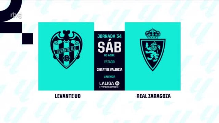 Resúmenes de LaLiga - Levante - Zaragoza: resumen del partido, 34ª jornada