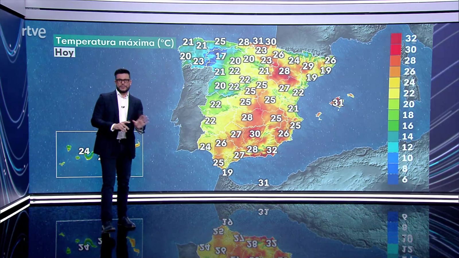 Calimas en buena parte de Península y Baleares - ver ahora