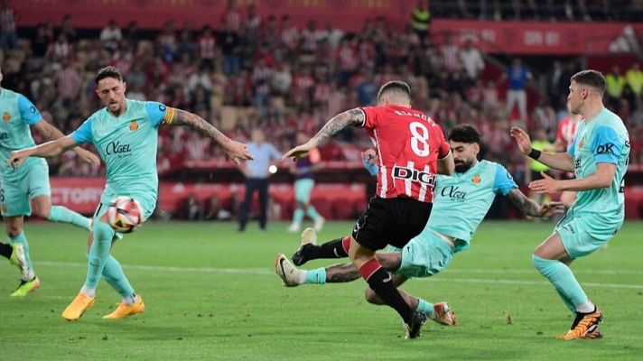 Copa del Rey - El control y remate perfectos de Sancet en el gol que supusieron el empate del Athletic