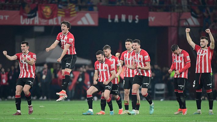 Copa del Rey - Copa del Rey | Así fue la tanda de penaltis de la final Athletic - Mallorca: de la arenga entre risas de Aguirre al histórico penalti de Berenguer