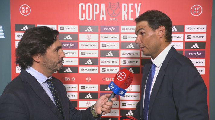 Copa del Rey - Nadal, a TVE sobre su estado: "Me encantaría jugar en Barcelona y, si no, en Madrid, pero no puedo decir nada aún"