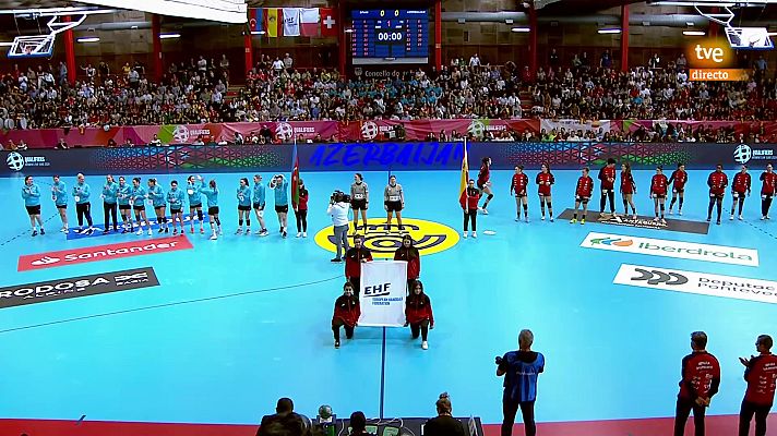 Balonmano - Clasificación Cto. de Europa femenino. 6ª Jornada: España - Azerbaian