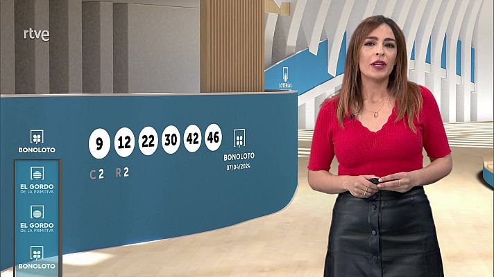 Loterías - Sorteo de la Bonoloto y El Gordo de la Primitiva del 07/04/2024