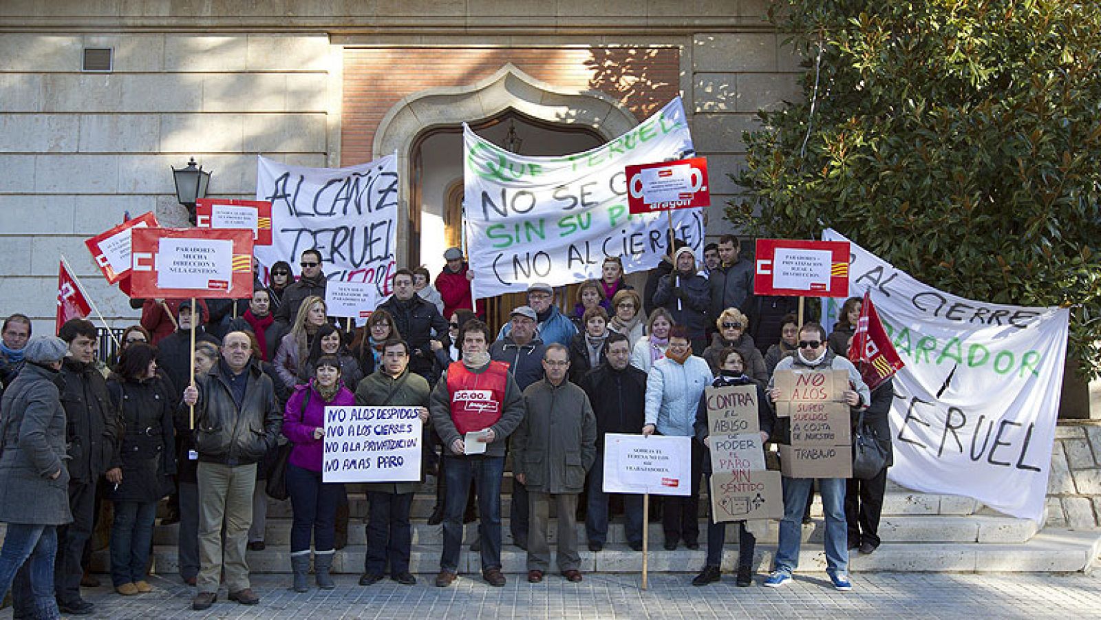 Segunda jornada de huelga en los paradores contra el ERE