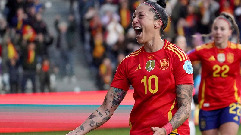 Jenni Hermoso puso el segundo gol para España en el marcador | Ver