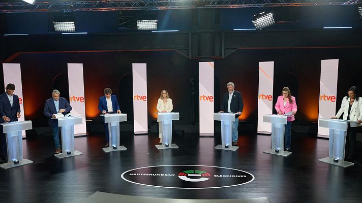 Especiales informativos - Minuto de oro final de los candidatos a las elecciones vascas en el debate de RTVE