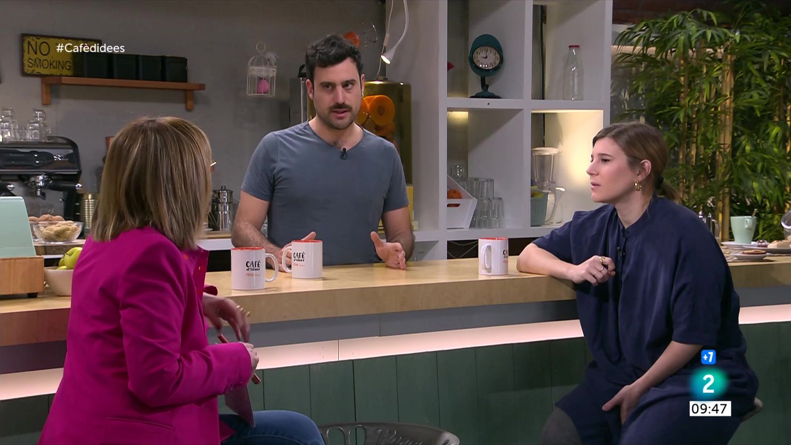 Ángela Cervantes i David Menéndez presenten l'obra 'Jauría' - Cafè d'idees | Veure