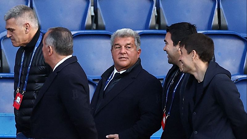 Laporta: "No cambiaría a ninguno de nuestros jugadores por alguno del PSG"