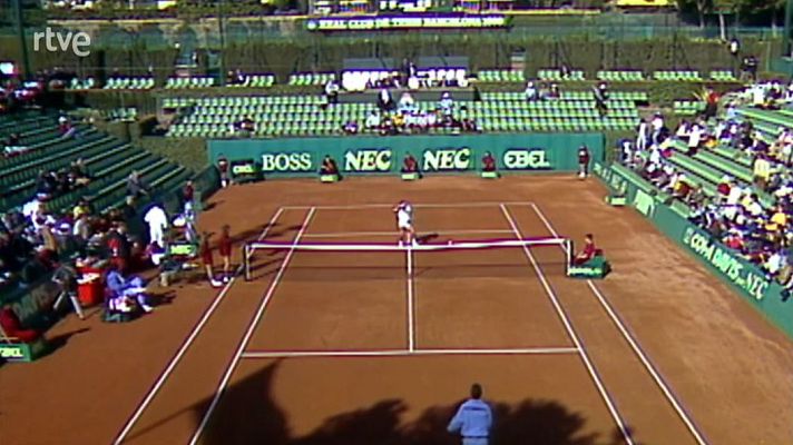  - Copa Davis: Emilio Sánchez Vicario contra Thomas Muster