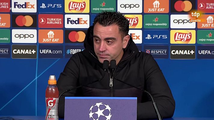 Champions League - Xavi: "Ha sido un partido para decir que Barcelona está vivo"