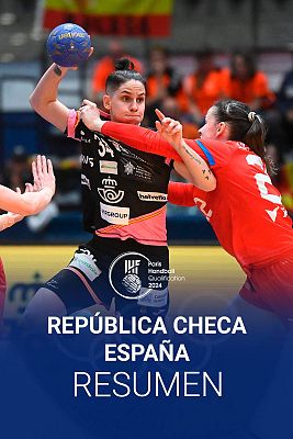 Balonmano - Preolímpico de balonmano | República Checa - España. Resumen