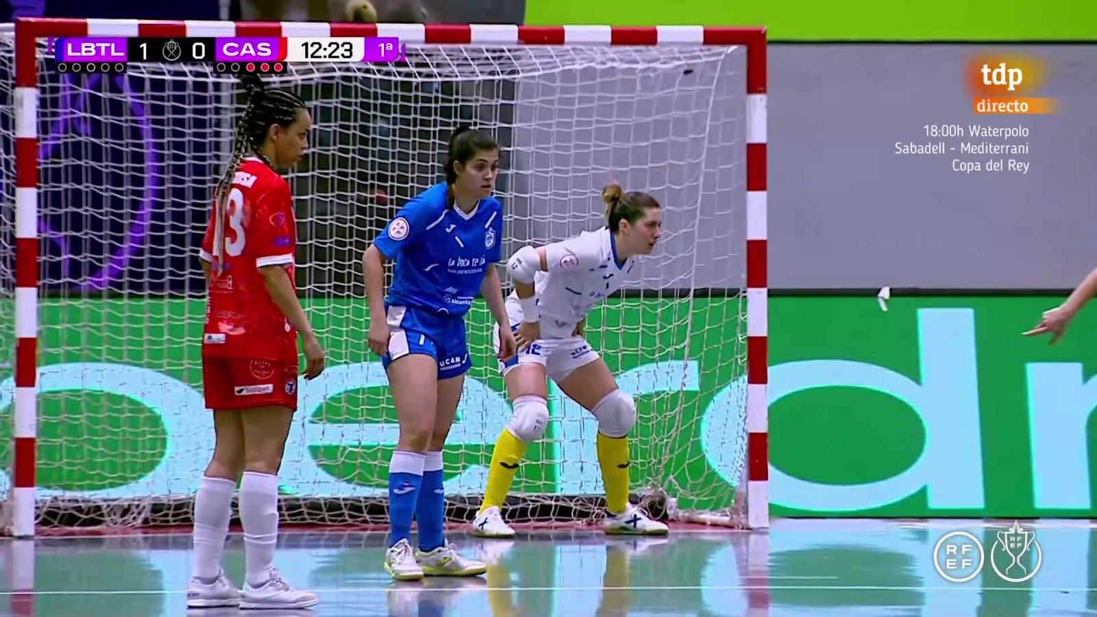 Fútbol Sala - Copa de La Reina. 1/4 Final: LBTL Futsal Alcantarilla - FSF Castro Bloques Cando - ver ahora