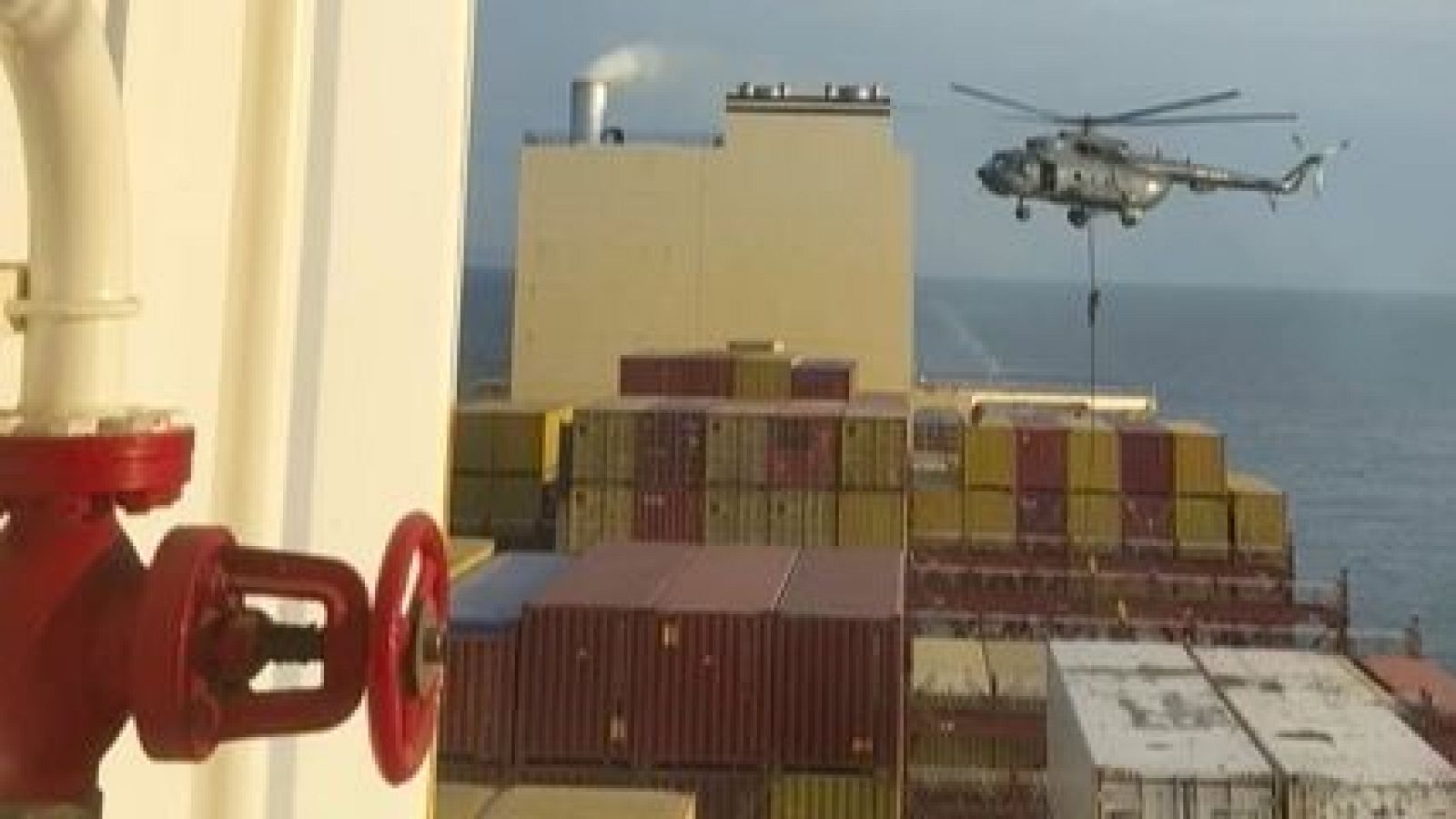 Irán captura un barco "asociado" a Israel | Ver