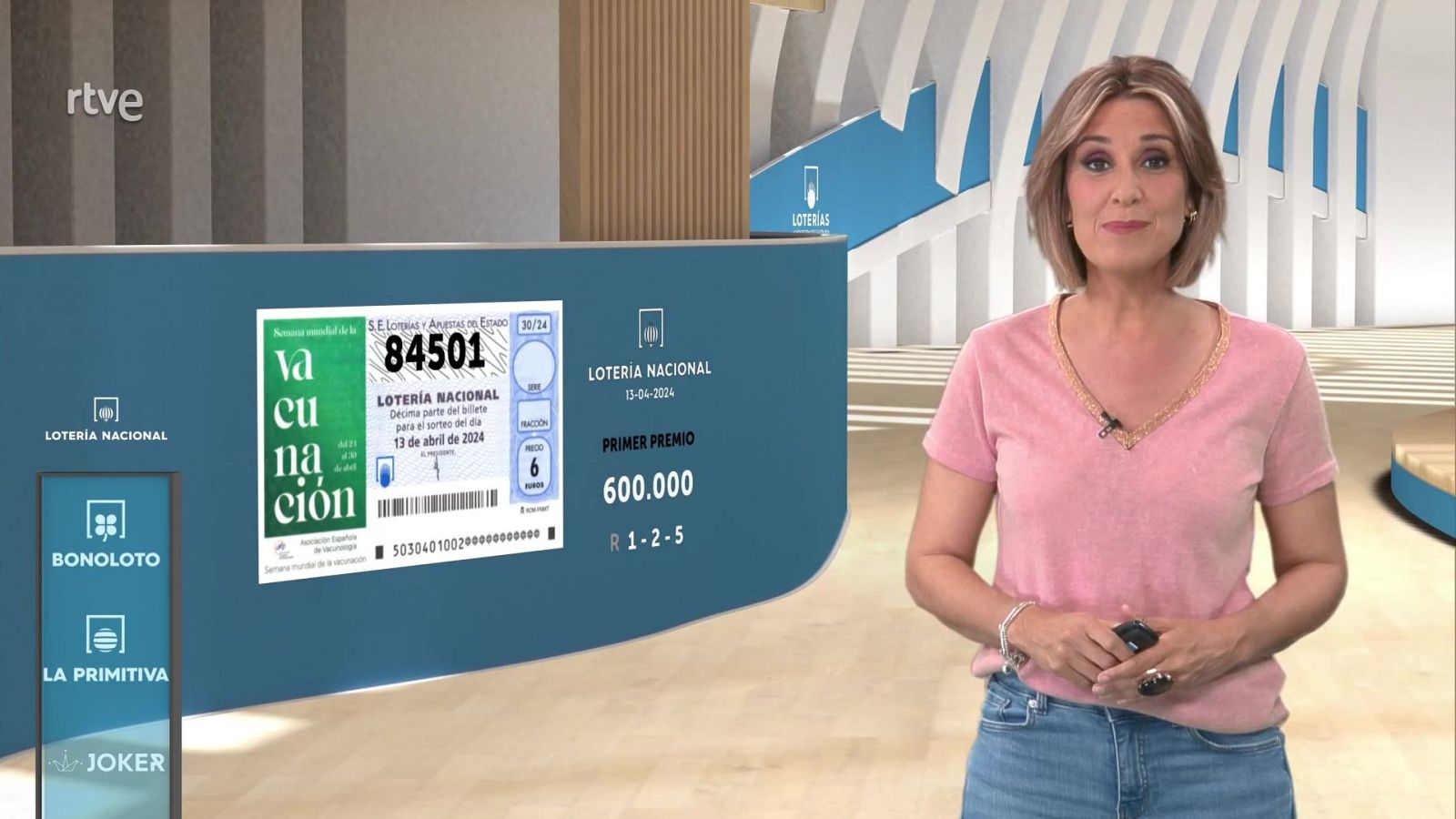 Sorteo de la Lotería Nacional del 13/04/2024 - ver ahora