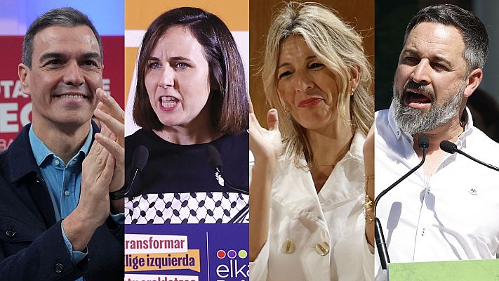 Telediario Fin de Semana - Los líderes nacionales se vuelcan en el ecuador de la campaña de las elecciones vascas