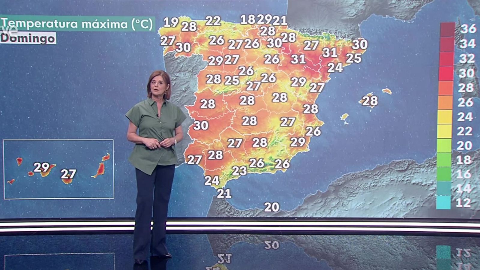 Temperaturas significativamente elevadas para la época en Canarias, Baleares y mitad norte peninsular - ver ahora