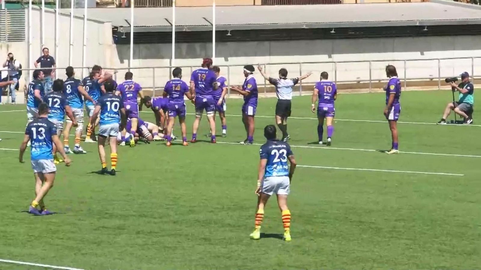 Rugby - Liga División de Honor. 16ª jornada: Unió Esportiva Santboiana - Club Rugby El Salvador - ver ahora