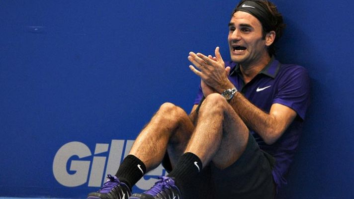 Telediario 1 - Federer se arranca a bailar en Brasil