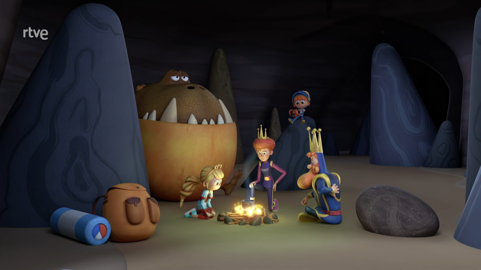 Una acampada real - Gus, el pequeño caballero | Ver